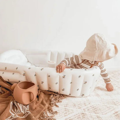 Children's Inflatable Bathtub  Home Bath Basin Baby Inflatable Bathtub Indoor Children's Swimming Pool