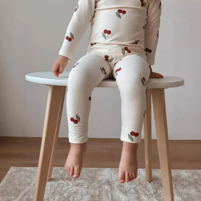 1-6T Toddler Kid Baby Boy Girl Clothes Set Cotton Infant Homewear Casual Top Pant Suit Childrens 2pcs Pajamas Set Outfit
