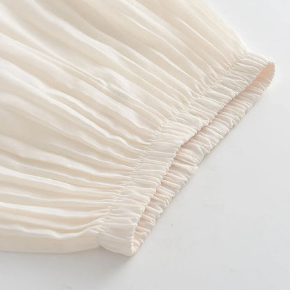 Toddler Girls Suit 2023 New Summer Hollow Suspender Top + Solid Color Trousers Fashion Suit Soft Clothes 2-7 Years