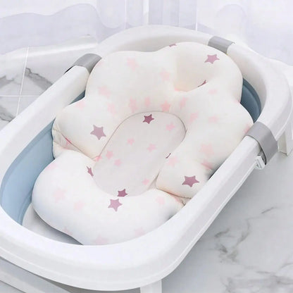 Newborn baby bath net bath tub bath frame baby bath suspension mat bath bed non-slip bath net pocket can sit and lie down