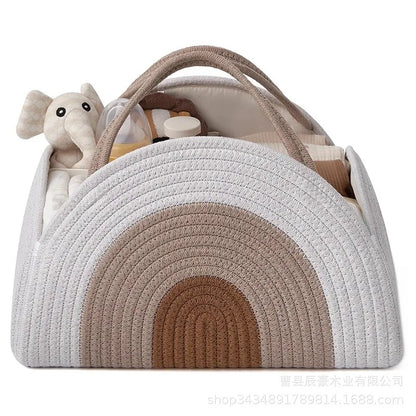 Baby Multifunctional Diaper Organizer Bag Folding Portable Stackers & Caddies High Capacity Storage for Baby Things mommy bags