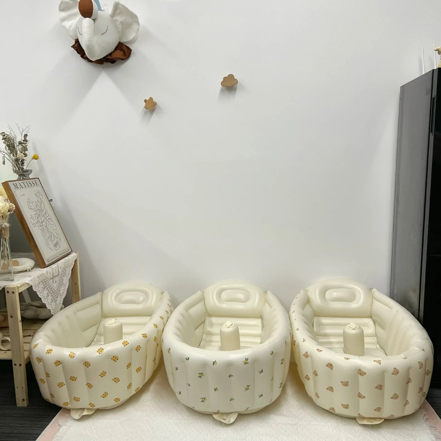 Children's Inflatable Bathtub  Home Bath Basin Baby Inflatable Bathtub Indoor Children's Swimming Pool