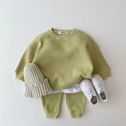 Fashion Newborn Baby Girl Boy Clothes Set Cotton Sweatshirt+Pant 2PCS Home Suit Spring Autumn Clothing Set Toddler Girl Outfits