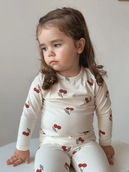 1-6T Toddler Kid Baby Boy Girl Clothes Set Cotton Infant Homewear Casual Top Pant Suit Childrens 2pcs Pajamas Set Outfit