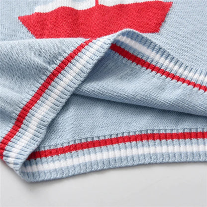 Baby Clothes Infant Boy Knitted Clothing Sets Kids Spanish Boutique Costume Set Summer Toddler Shirt Shorts 2PCS Suit Boys Party