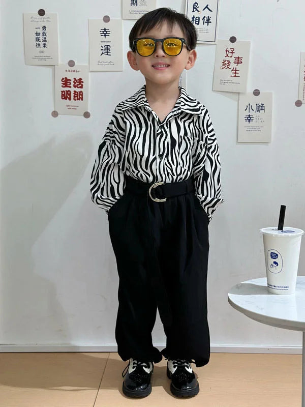 Boys Baby's Kids Blouse Coat Jacket Outwear Cotton 2024 Lapel Spring Autumn Shirts Outwear Sunscreen Beach Children's Clothing