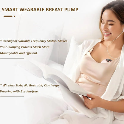 Breast Pump Electric Handsfree BPA Free With Heating & UV Sterilize Lid Optional Wireless Upgrade Wearable Breastfeeding Pump