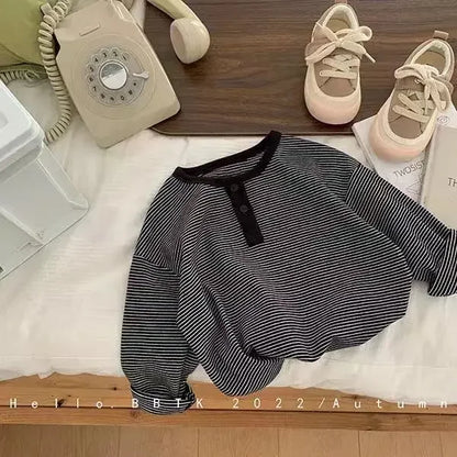 Kids Boy Sweatshirt for Toddler Girls Top Clothes Spring Warm Long Sleeve T-Shirt Children Clothes Autumn 1-6Y Boys Clothes