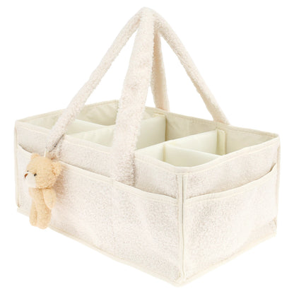 Baby Diaper Caddy Large Organizer Tote Bag for Baby essentials Boy or Girl Baby Shower Basket Nursery Must Haves Newborn Caddie