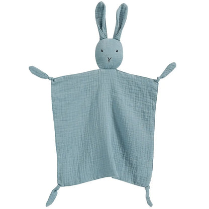 Baby Blanket Muslin Newborn Baby Sleeping Dolls Cute Rabbit Soft Cotton Gauze Kids Sleep Soothe Appease Towel Bibs Boys Girls
