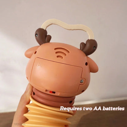 2-in-1 Electronic Accordion Baby Crib Pendant Bed Bell Stroller Toddler Rattles Sensory For Newborn Toys 0 12 24 36 Months