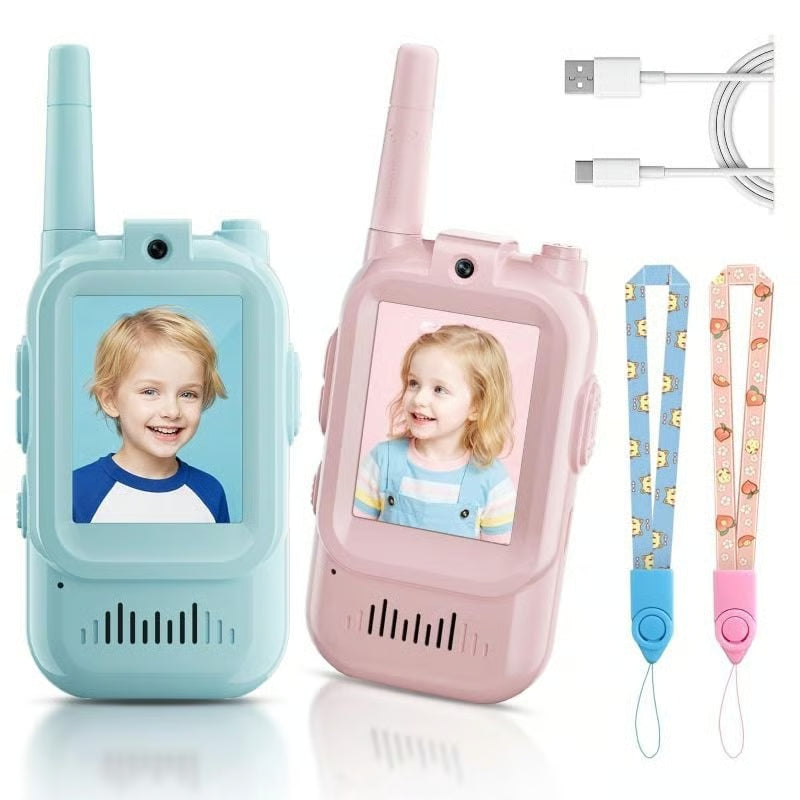 Rechargeable Video Walkie Talkies for Kids