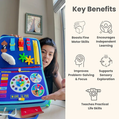 🌈 Little Lullaby™| Montessori Busy Book