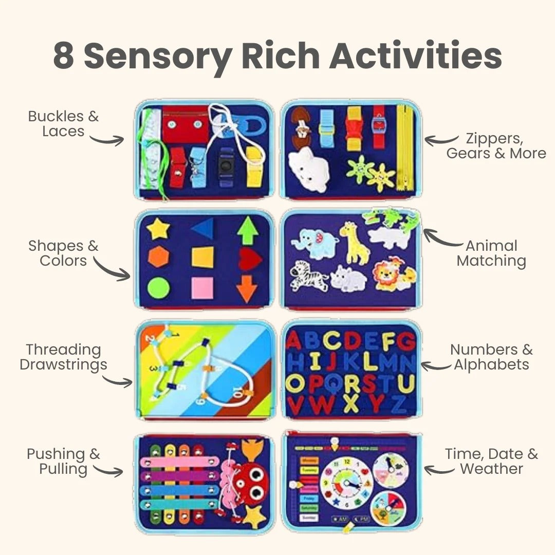 🌈 Little Lullaby™| Montessori Busy Book