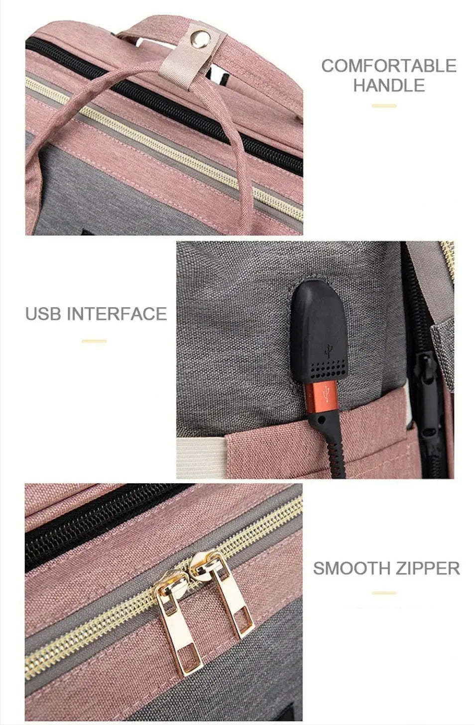 Little Lullaby™ | MommyEase Diaper & Crib Backpack